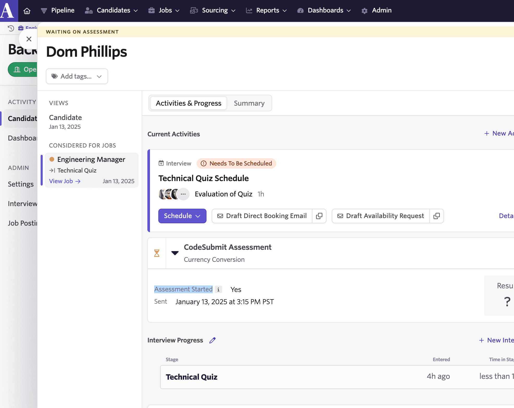 Ashby + CodeSubmit Integration