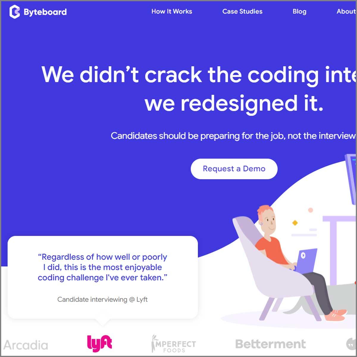 byteboard landing page