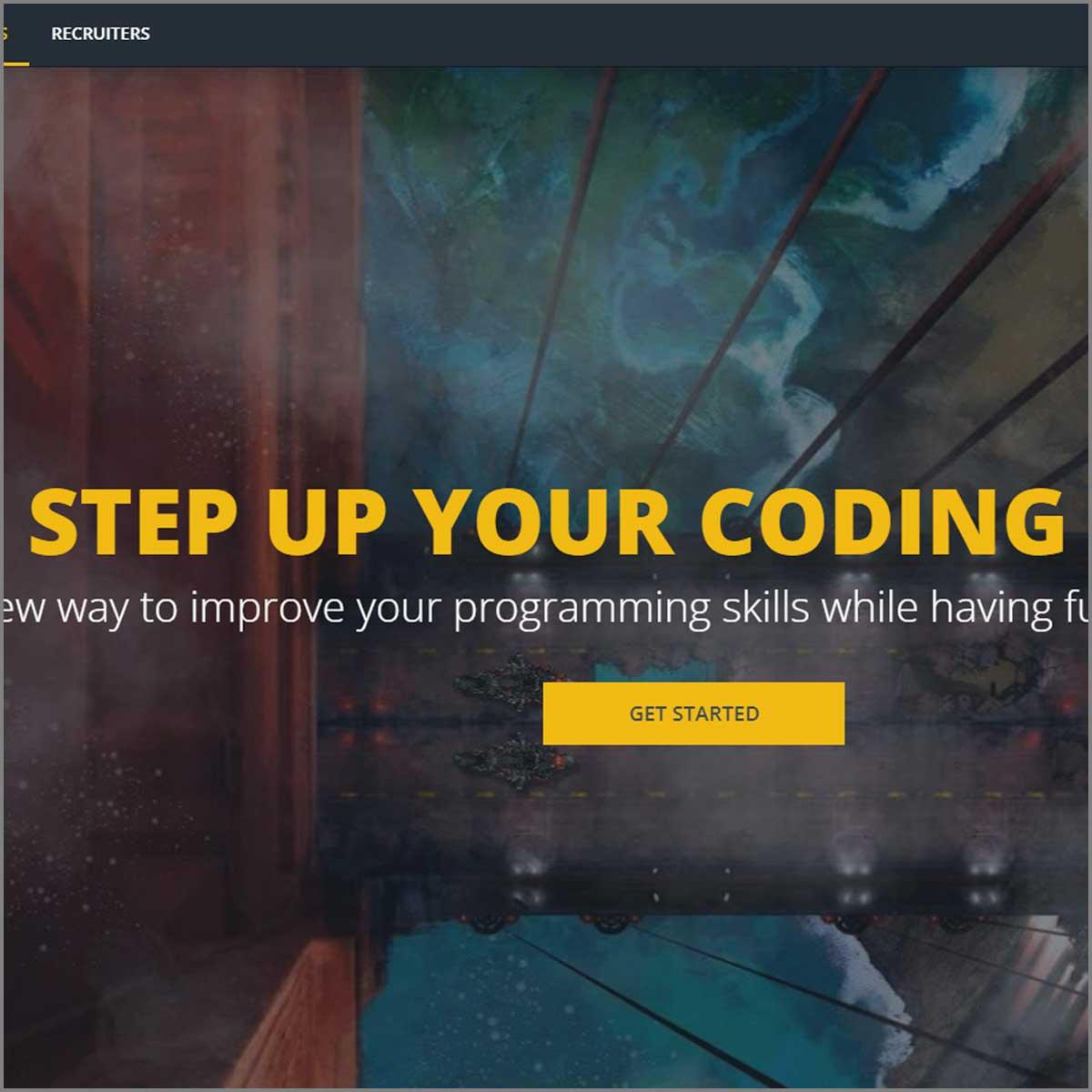 codingame landing page