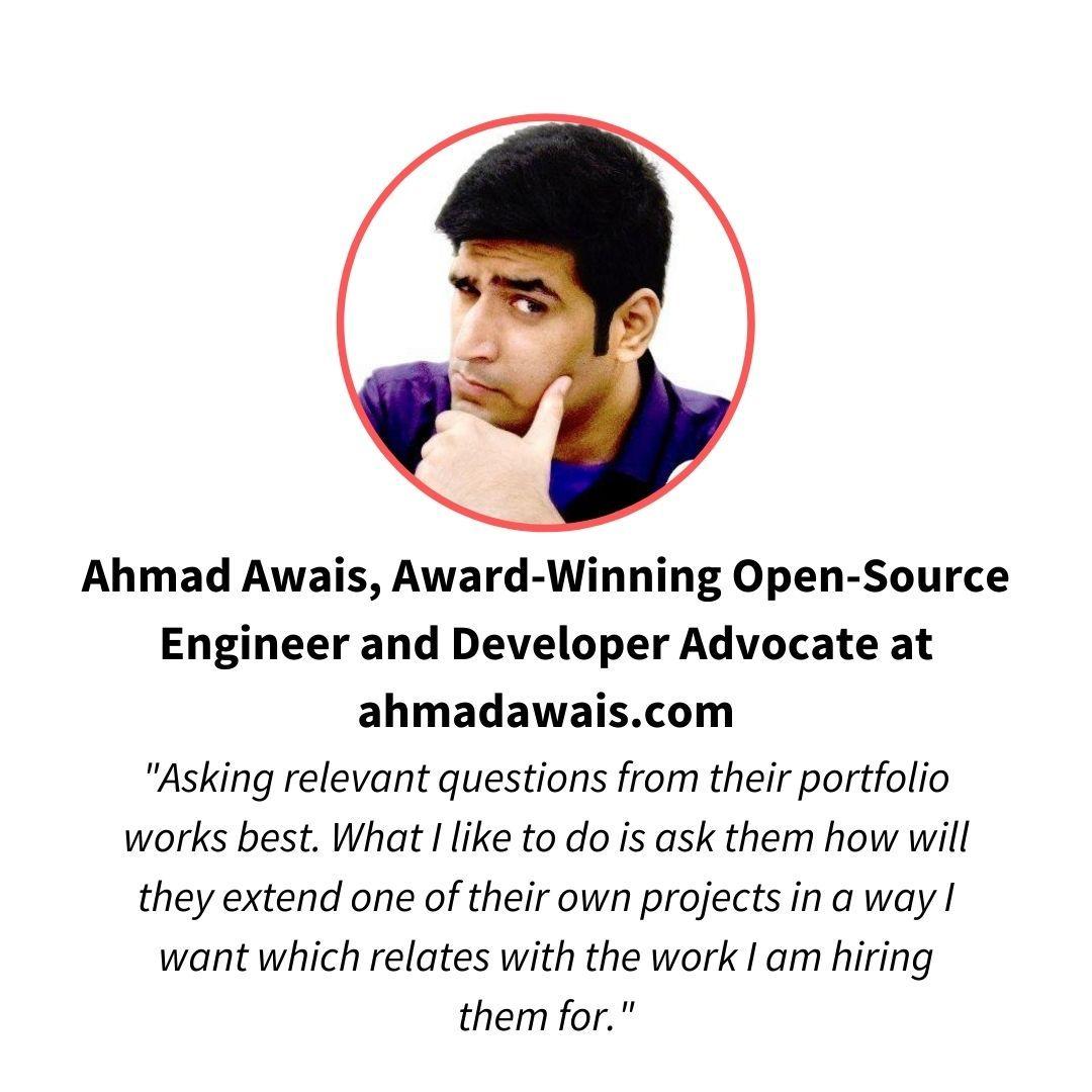 Ahmad Awais, open source engineer and dev advocate