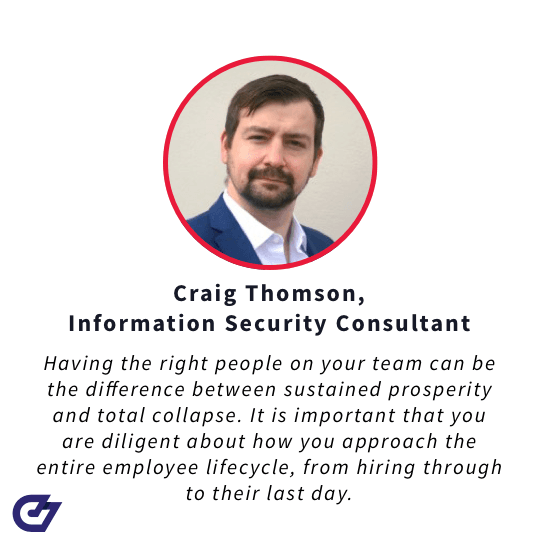 Craig Thomson, security consultant